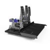 Pedal slider baseplate with heel plate - side