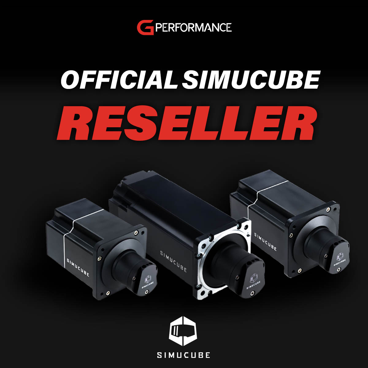 G-Performance announce official Simucube Reseller Status - square