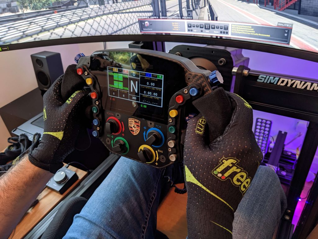Fully custom 911 RSR sim steering wheel by VPG