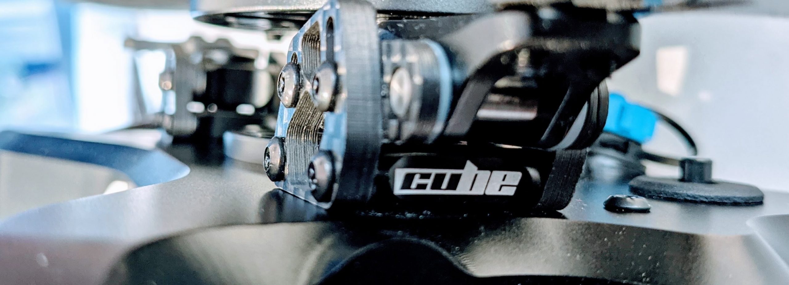 close up of cube controls paddle shift