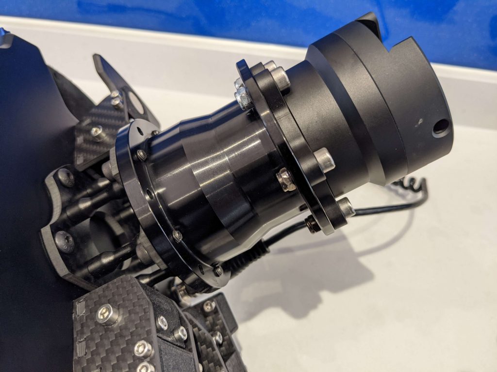 rear of wheel with hub adapter, BG Racing hub extension, SQR hub