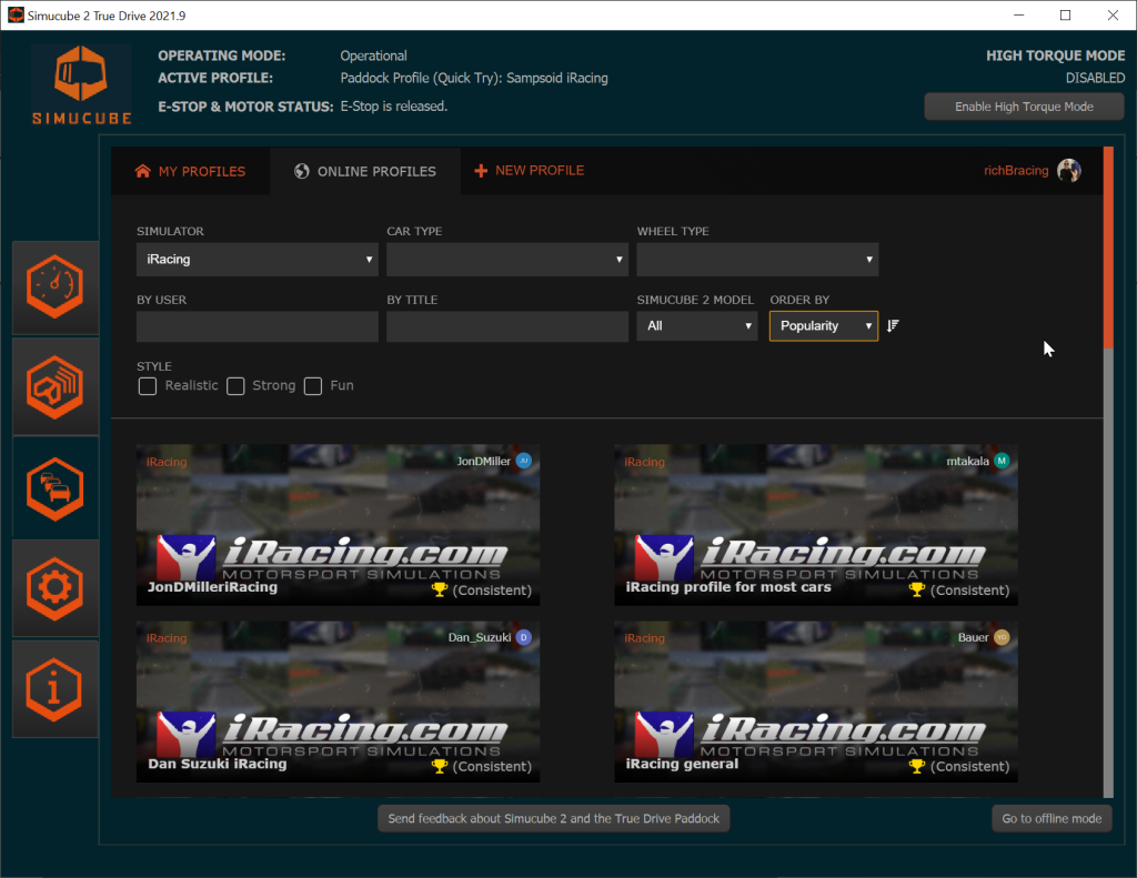 truedrive paddock profiles
