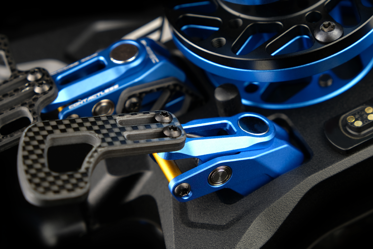  Paddle shifters with bearings in view