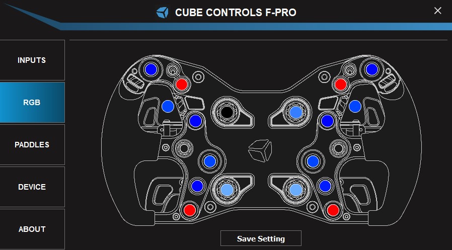 Cube Controls F-Pro software - RGB