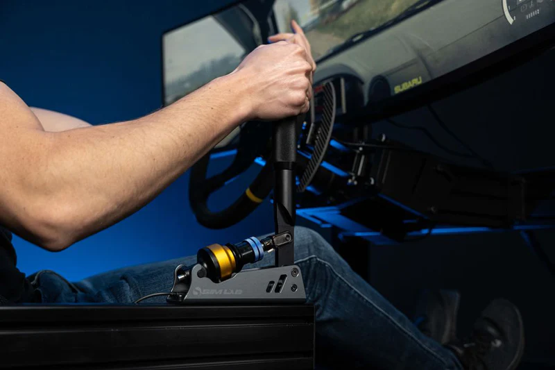 Sim-Lab XB1 loadcell handbrake - driving