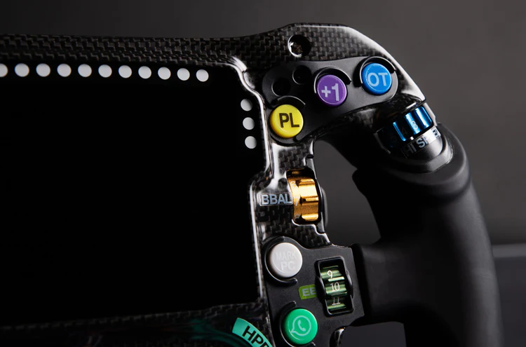 Mercedes-AMG PETRONAS Formula One Team Sim Racing Steering Wheel (2024) ultimate ergonomics
